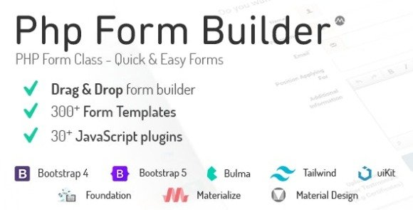 PHP Form Builder Nulled PHP Script