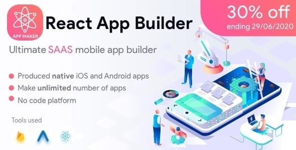 React App Builder - SaaS - Unlimited Number of Apps Nulled