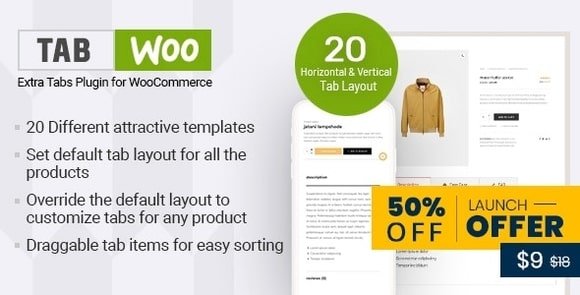 TabWoo Custom Product Tabs for WooCommerce