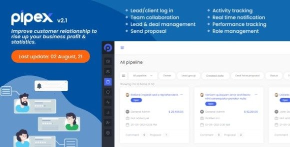 PipeX CRM Nulled Download