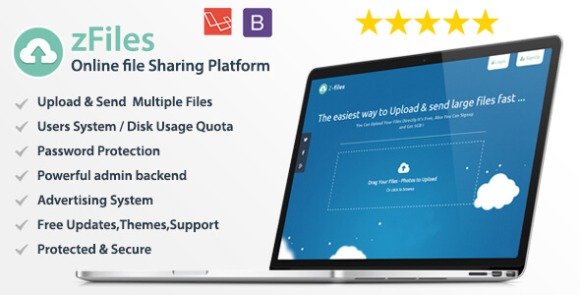 zFiles Online file Sharing Platform PHP Script