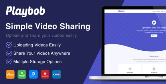 Playbob Simple Video Sharing Nulled PHP Script