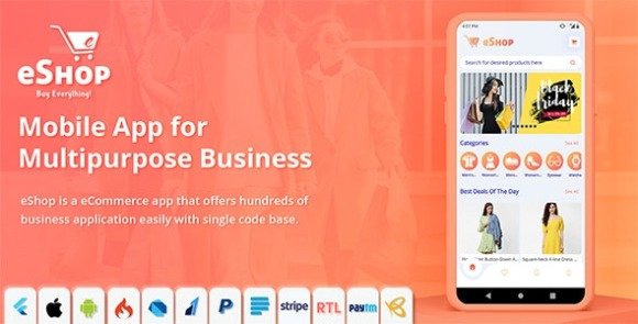 eShop Flutter E-commerce Full App Source Code