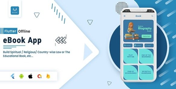 Flutter Offline eBook App Source Code