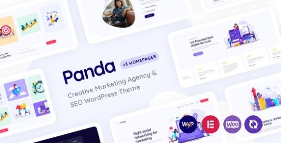 Panda Creative Marketing Agency and SEO WordPress Theme Download