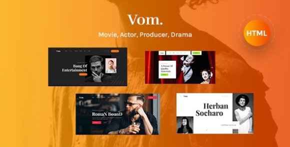 Vom Multipurpose Film Maker HTML5 Template Download