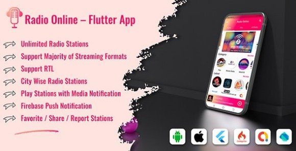 Radio Online Flutter Full App Source Code