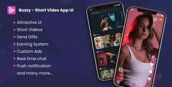 Buzzy TikTok Dubsmash Triller Clone Script and Short Videos App Template