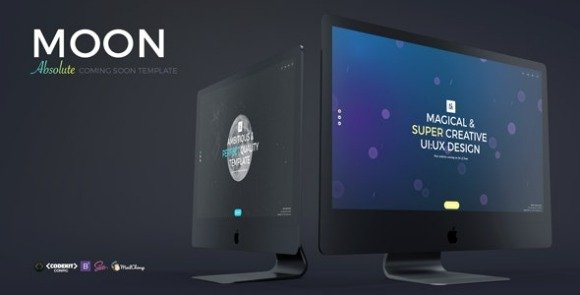 MOON Absolute Coming Soon Template Download