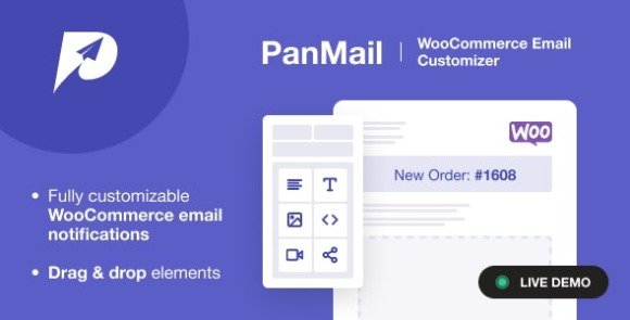 PanMail WooCommerce Email Customizer WordPress Plugin