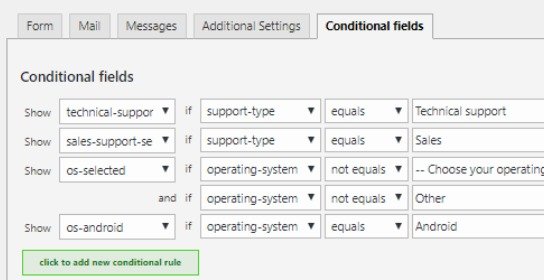 Conditional Fields Pro WordPress Plugin