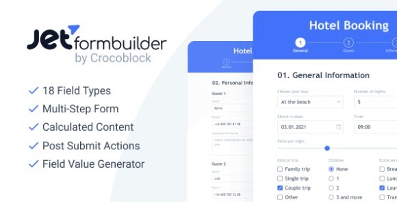 JetFormBuilder WordPress Form Builder Plugin and Addons