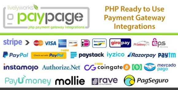 PayPage PHP Ready to use Payment Gateway Integrations