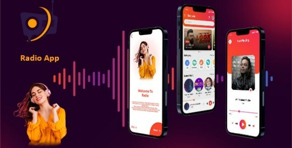 DTRadio Online Radio Flutter iOS Android Application with Admin Panel