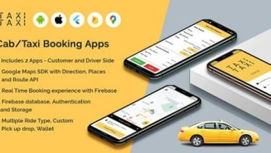 Taxi Taxi Flutter Cab Taxi Booking Apps Source