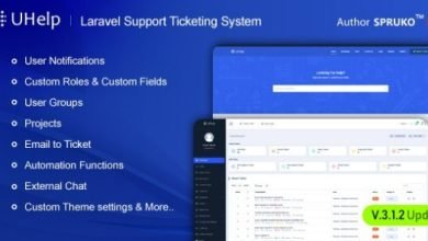 Uhelp Helpdesk Support Ticketing System Nulled Script