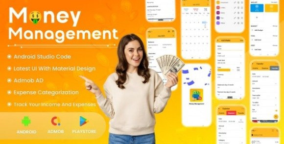 Money Management System Budget Planner Expense Manager Admob Ads Android App Source