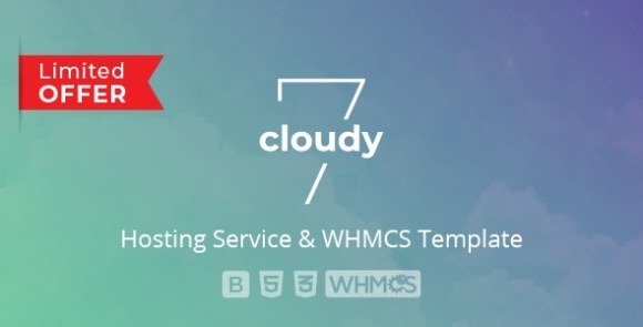 Cloudy 7 Hosting Service and WHMCS Template