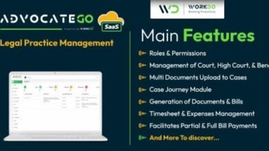 AdvocateGo SaaS Legal Practice Management Nulled Script