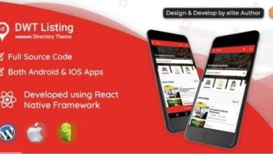 DWT Listing Directory and Listing React Native App Source
