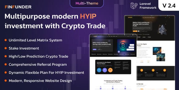 FinFunder HYIP Investments and Crypto Trading Script