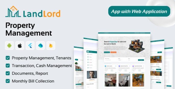 Onest Landlord Property Management Web App with Admin Panel