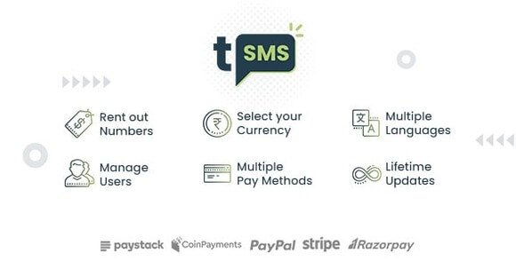tSMS Temporary SMS Receiving System SaaS Nulled