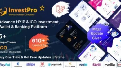 Hyip InvestPro Advance HYIP ICO Investment Wallet and Banking Script