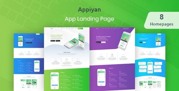 Appiyan App Landing HTML5 Template