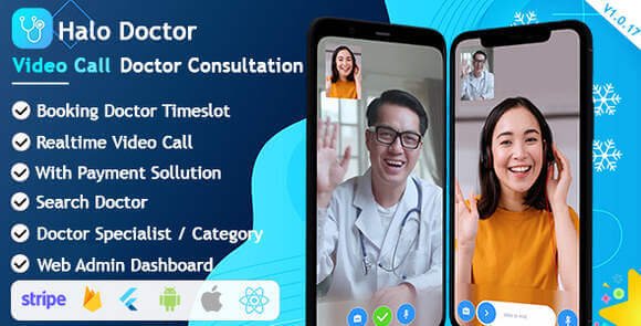 Halo Doctor Video Call Doctor Booking Appointment Timeslot with Firebase