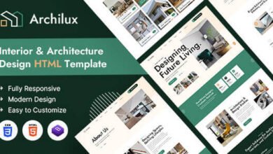 Archilux Interior and Architecture HTML Template