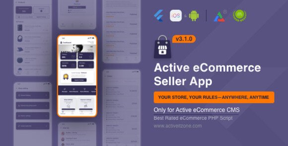 Active eCommerce Seller App Source