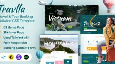 Travlla Travel and Tour Booking Tailwind CSS Template